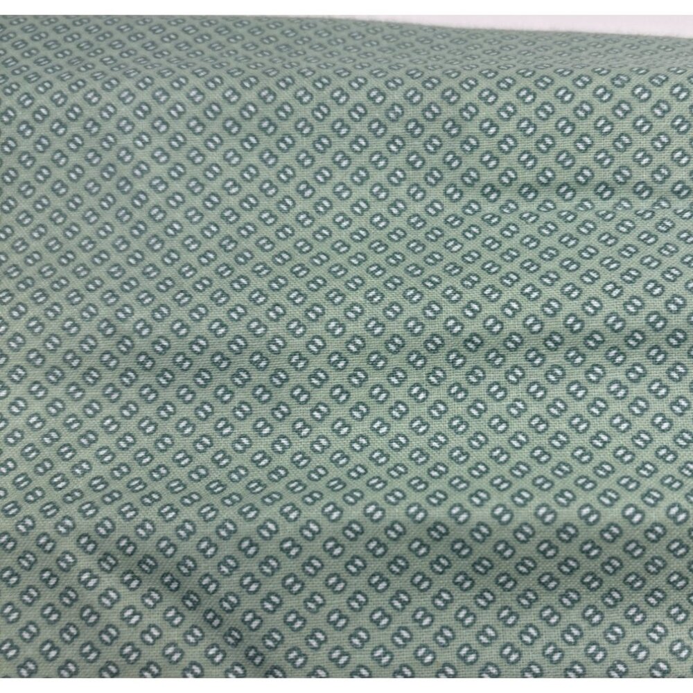 Light Green Diamond Cotton Fabric Fat Quarter 18x22" Quilting
